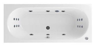 Ванна акриловая с гидромассажем Excellent Oceana 170x75