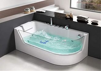 Акриловая ванна с гидромассажем Cerutti SPA C-403 R 170x80x58