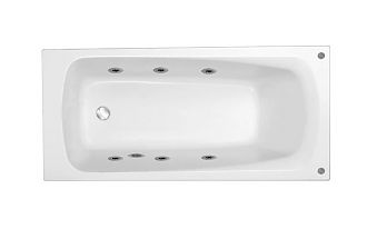 Ванна акриловая с гидромассажем  Jacob Delafon Patio 160x70х39