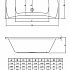 Ванна акриловая с гидромассажем С-bath Talia 200х90x47