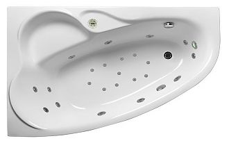 Ванна акриловая с гидромассажем С-bath Atlant 140x100x42 L