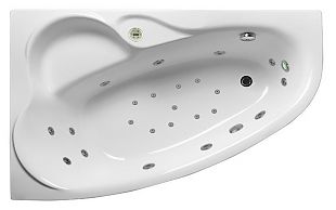 Ванна акриловая с гидромассажем С-bath Atlant 140x100x42 L