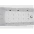 Ванна акриловая с гидромассажем С-bath Clio 120x70x40