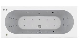 Ванна акриловая с гидромассажем С-bath Cora 170x70x41