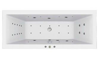 Ванна акриловая с гидромассажем С-bath Poseidon 180х80x40