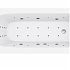 Ванна акриловая с гидромассажем С-bath Geba 170x75x35