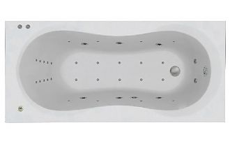 Ванна акриловая с гидромассажем С-bath Salus 130x70x37