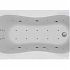 Ванна акриловая с гидромассажем С-bath Salus 150х70x42