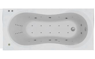 Ванна акриловая с гидромассажем С-bath Salus 120x70x36