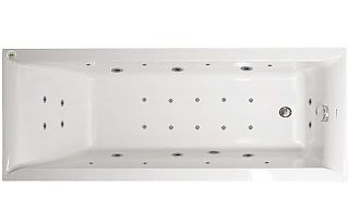 Акриловая ванна с гидромассажем Vagnerplast Veronela 170x75x45
