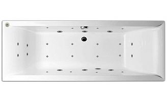 Акриловая ванна с гидромассажем Vagnerplast Veronela 180x80x45