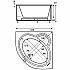 Акриловая ванна с гидромассажем Vagnerplast Catalina mini 125x125x43