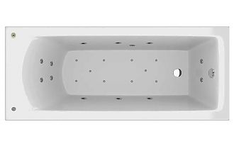 Ванна акриловая с гидромассажем Vayer Savero 180x80х41