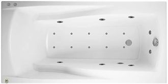 Ванна акриловая с гидромассажем Cersanit Zen 170x85