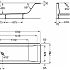 Ванна акриловая Roca Hall 170х75х42