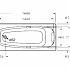 Ванна акриловая Roca Sureste 160х70х45