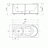 Акриловая ванна Акватек Афродита 150x70x47