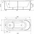Акриловая ванна Акватек Афродита 170x70x47