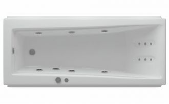 Ванна акриловая с гидромассажем Акватек Либра 170x70x45