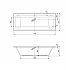 Акриловая ванна Cezares Plane mini 170x75x44