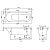 Ванна квариловая с гидромассажем Villeroy Boch Oberon 170x75х45 Alpin UBQ170OBE2V-01
