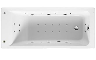 Ванна акриловая с гидромассажем Roca Easy 180х80х45
