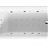 Ванна акриловая с гидромассажем Roca Easy 180х80х45