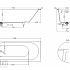 Ванна из искусственного камня Salini ORNELLA KIT S-Sense 170x75х46 (матовая)