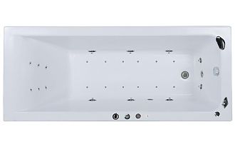 Ванна акриловая с гидромассажем Aquanet Bright 175x70