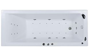 Ванна акриловая с гидромассажем Aquanet Bright 175x70