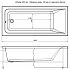 Ванна акриловая с гидромассажем Aquanet Bright 180x80x41