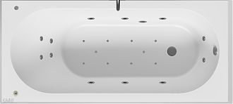Ванна из искусственного камня Salini ORNELLA S-Sense 170x75х46 (матовая)