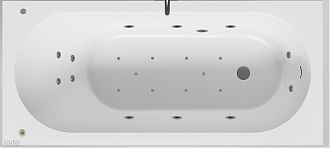 Ванна из искусственного камня Salini ORNELLA KIT S-Sense 170x80х47 (матовая)