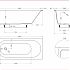 Ванна из искусственного камня Salini ORNELLA S-Sense 160x70х39 (матовая)