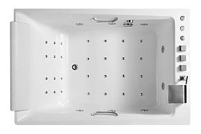 Акриловая гидромассажная ванна Orans OLS-BT65105 R 180x120 см