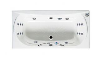 Ванна чугунная с гидромассажем Roca Akira 170x85х44
