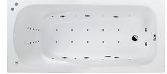Акриловая ванна с гидромассажем VAGNERPLAST ARONIA 160x75
