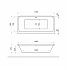 Ванна акриловая с гидромассажем Excellent Arana 180x85x47
