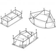 Металлический каркас CETINA-150-MF