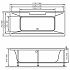 Ванна акриловая с гидромассажем Vayer Casoli 170x75х41