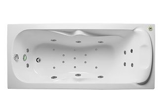 Ванна акриловая с гидромассажем джакузи Relisan Marina 170х75х45