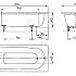 Стальная ванна Kaldewei 170x75x41 Advantage Saniform Plus Star 336