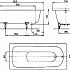 Стальная ванна Kaldewei 150x70x41 Advantage Saniform Plus 361-1 с покрытием Easy-Clean