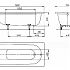 Стальная ванна Kaldewei 160x75x41 Advantage Saniform Plus 372-1