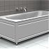 Стальная ванна с гидромассажем Kaldewei 180x80x43 Advantage Saniform Plus 375-1 с покрытием Anti-Slip