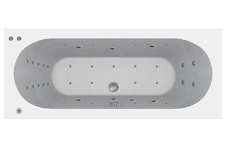 Ванна акриловая с гидромассажем С-bath Cora 180x80x41