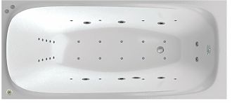 Ванна акриловая с гидромассажем С-bath Saturn 170x75x38.5